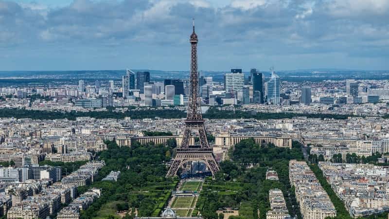 Фото Парижа с высоты