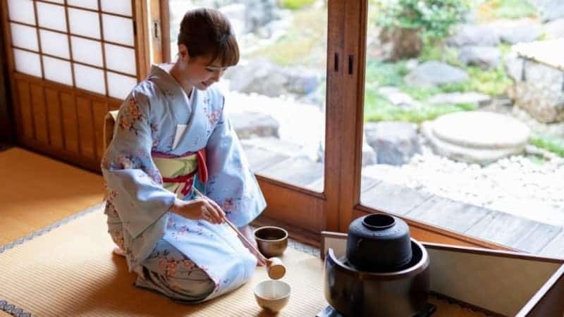 Фото чаепития в Японии