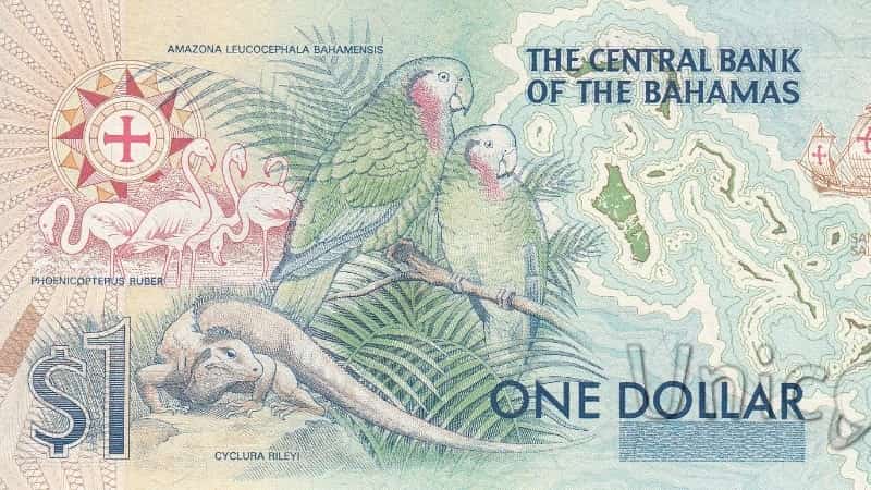 Банкнота Багамские острова 1 доллар